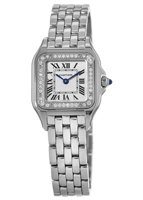 watches cartier panthere|cartier panthere diamond bezel.